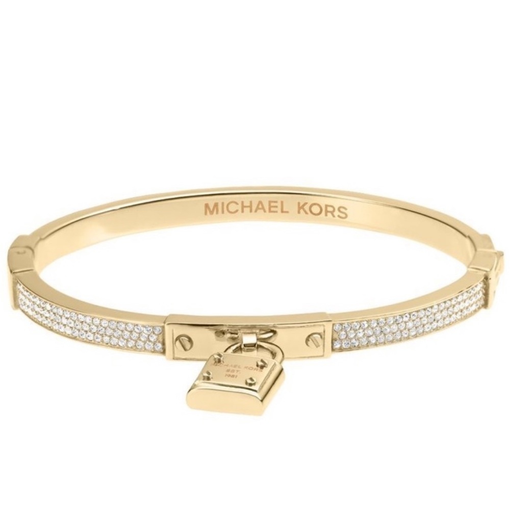 Michael Kors Pavé Padlock Bangle